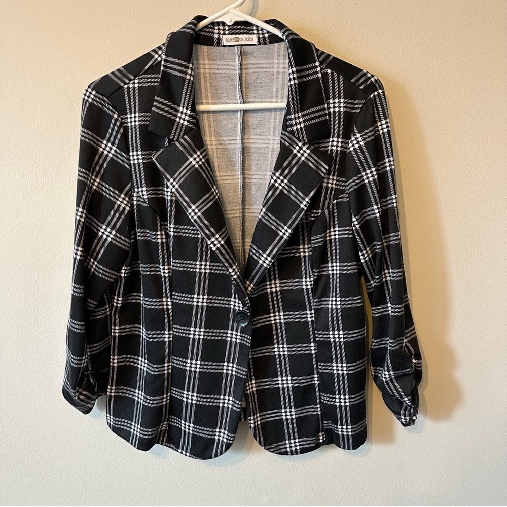 Black/White Blazer